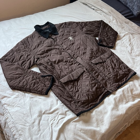 Cutter And Buck Stanford University Jacket Men's Size XL Brown Tall Polyester - Picture 1 of 16